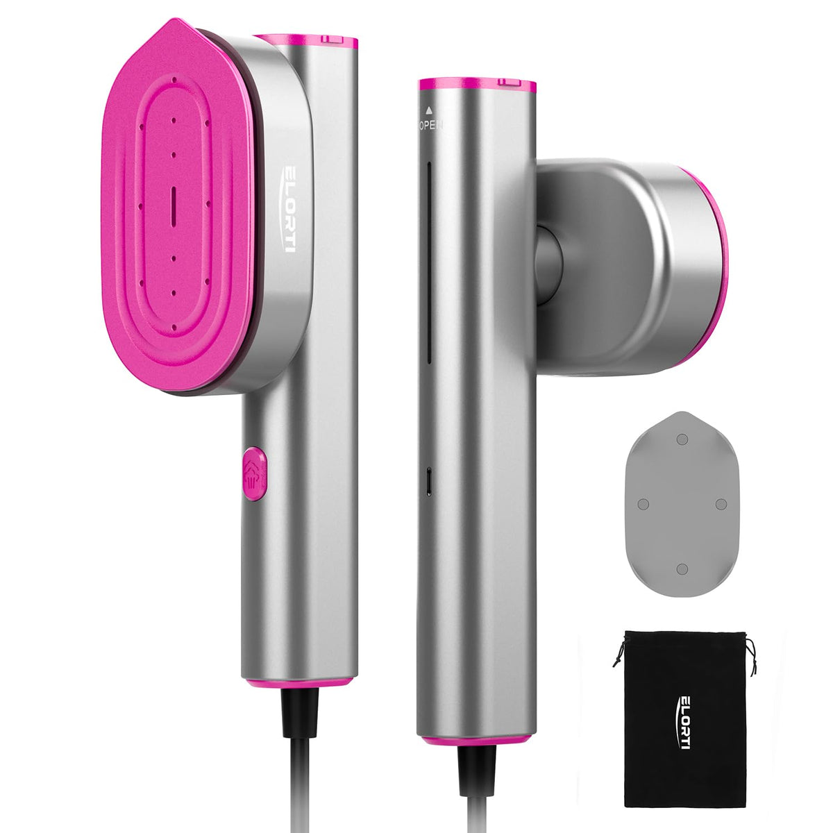 ELORTI Steamer Clothes, 1200W Portable Handheld Travel Steamer