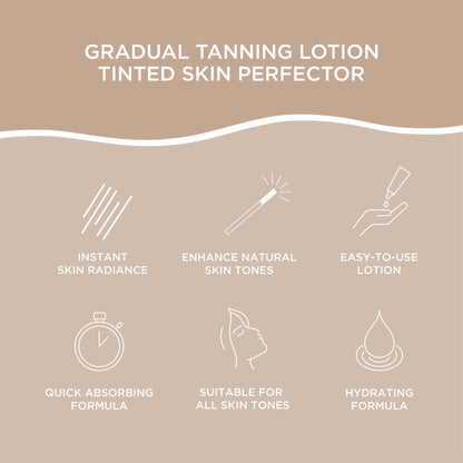 BONDI SANDS GRADUAL TANNING LOTION TINTED SKIN PERFECTOR 150mL (CANADA) Bondi Sands