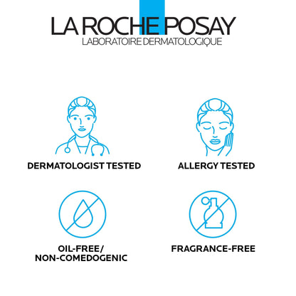 La Roche Posay Face Wash for Sensitive Skin, Toleriane Dermo-Cleanser with Glycerin to Calm Skin, Gently Cleanses & Removes Makeup, Fragrance-Free & Dermatologist Recommended, 200mL