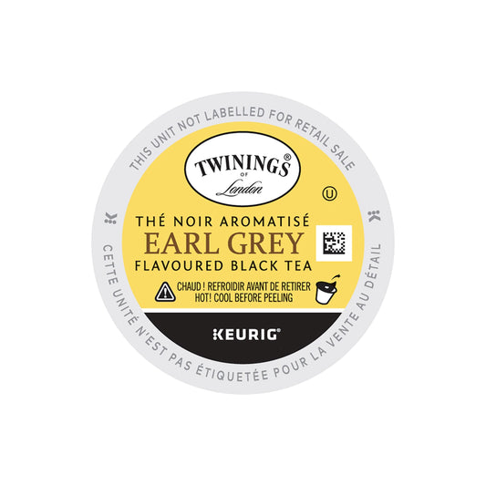 Twinings Earl Grey Tea K-Cups for Keurig | Black Tea with Bergamot Citrus Flavor | 24 Count (4 Boxes)