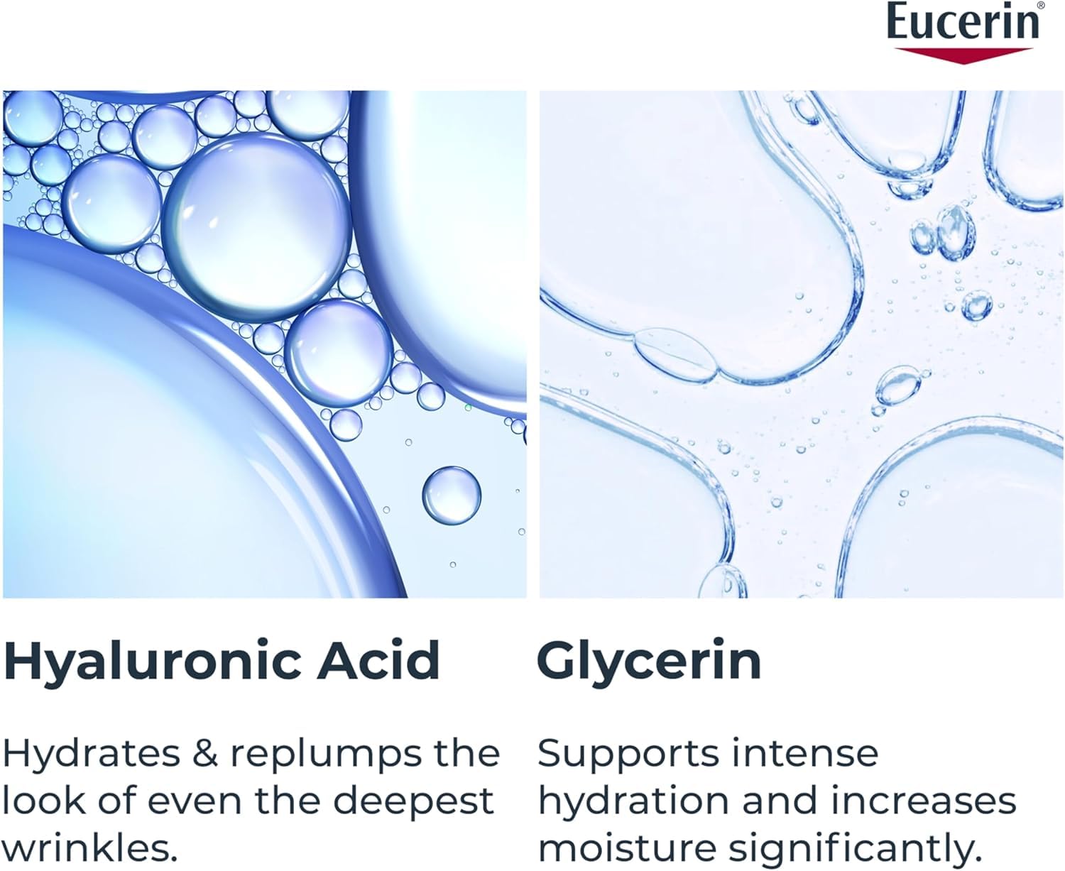 Eucerin Anti-Wrinkle Eye Cream, Smoothing, Anti-Age, Hyaluronic Acid, 15mL Eucerin