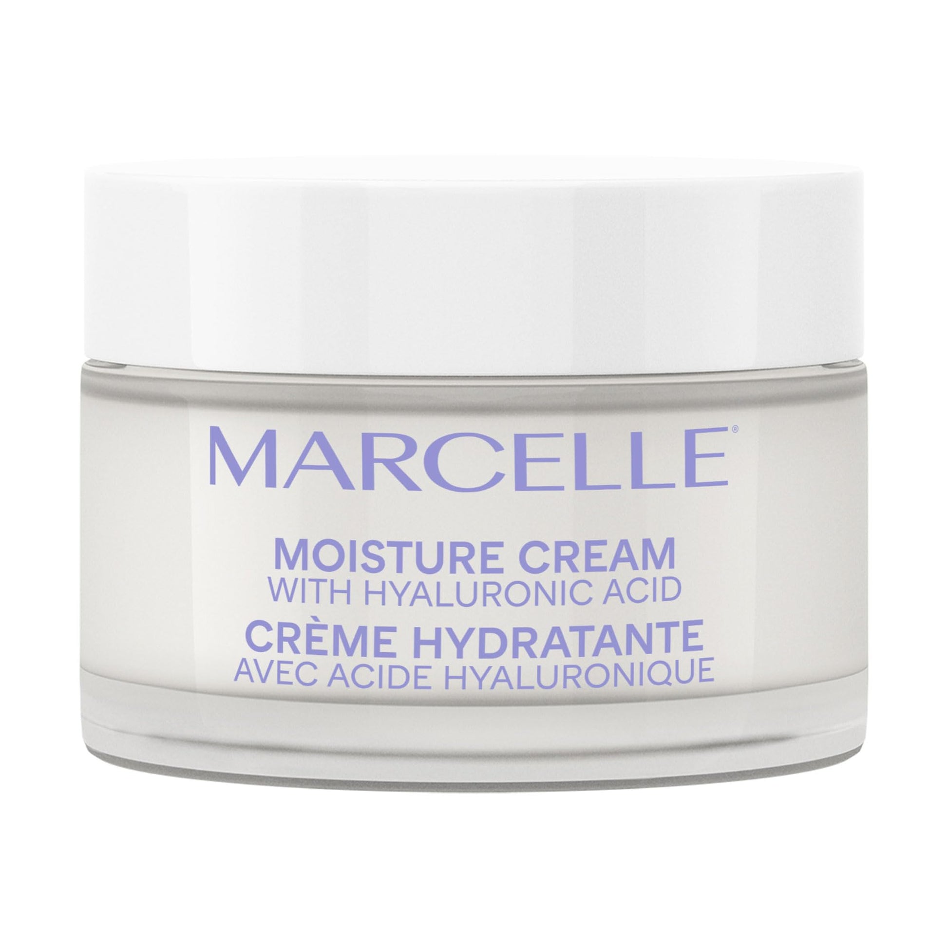 Marcelle Moisture Cream with Hyaluronic Acid, Vegan, Cruelty-Free, Clean Formula, Non-Comedogenic, Fragrance-Free, Paraben-Free, Mineral Oil-Free, Hypoallergenic, 50 mL MARCELLE