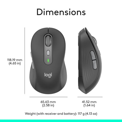 Logitech Signature Plus M750 L Wireless Mouse Large Hands - Graphite