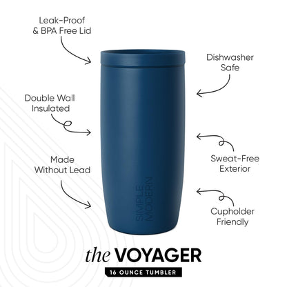 Simple Modern Halloween Travel Coffee Mug 360° Lid | 16oz | Pumpkins