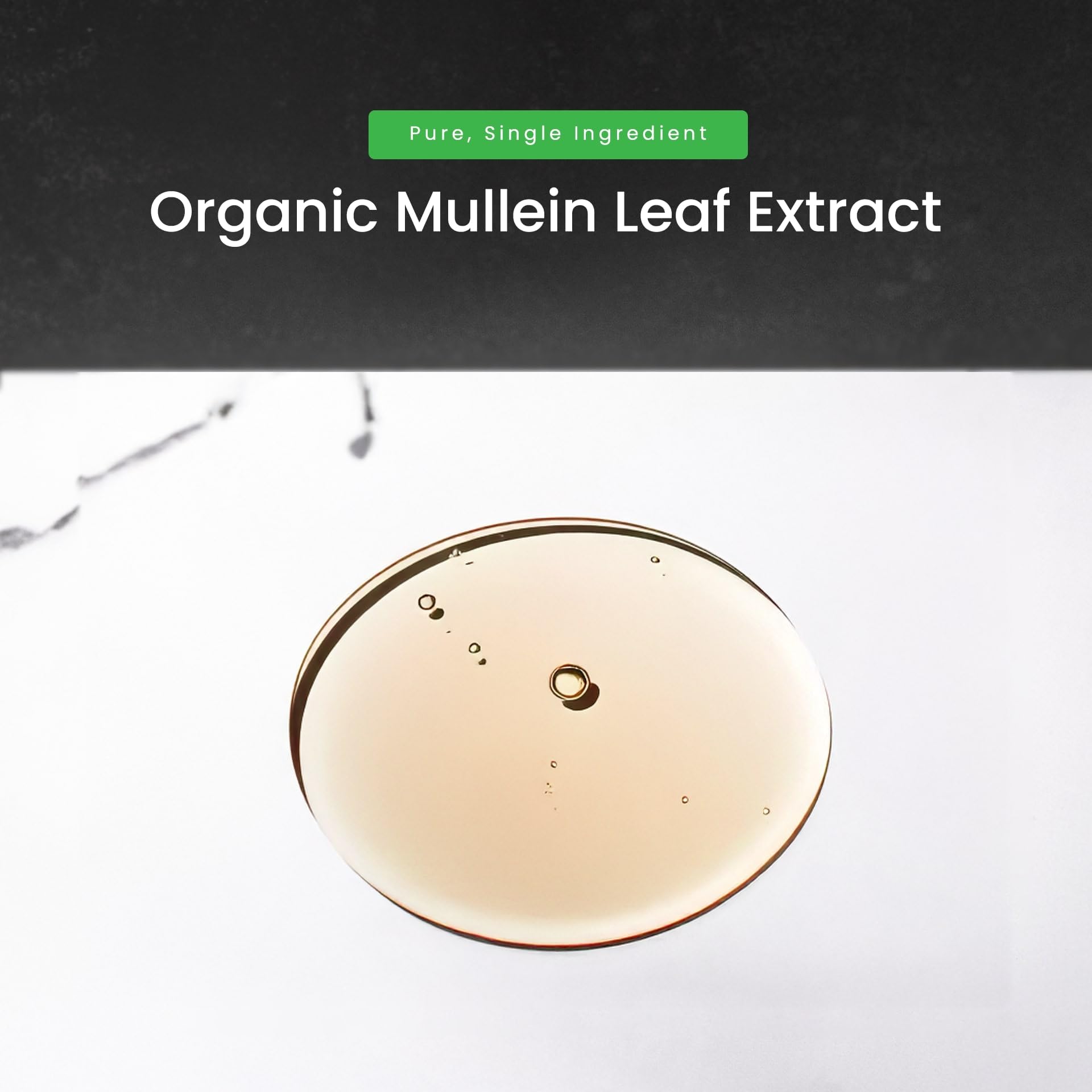 Organic Mullein Leaf Extract for Lungs - 4 Fl Oz - Herbal Tincture for Lung Cleanse & Flush - Natural Mullein Tea Alternative - Mullein Supplement Drops for Lungs - 1,000mg Equivalent Per Serving - Available at All In One Marketplace Canada
