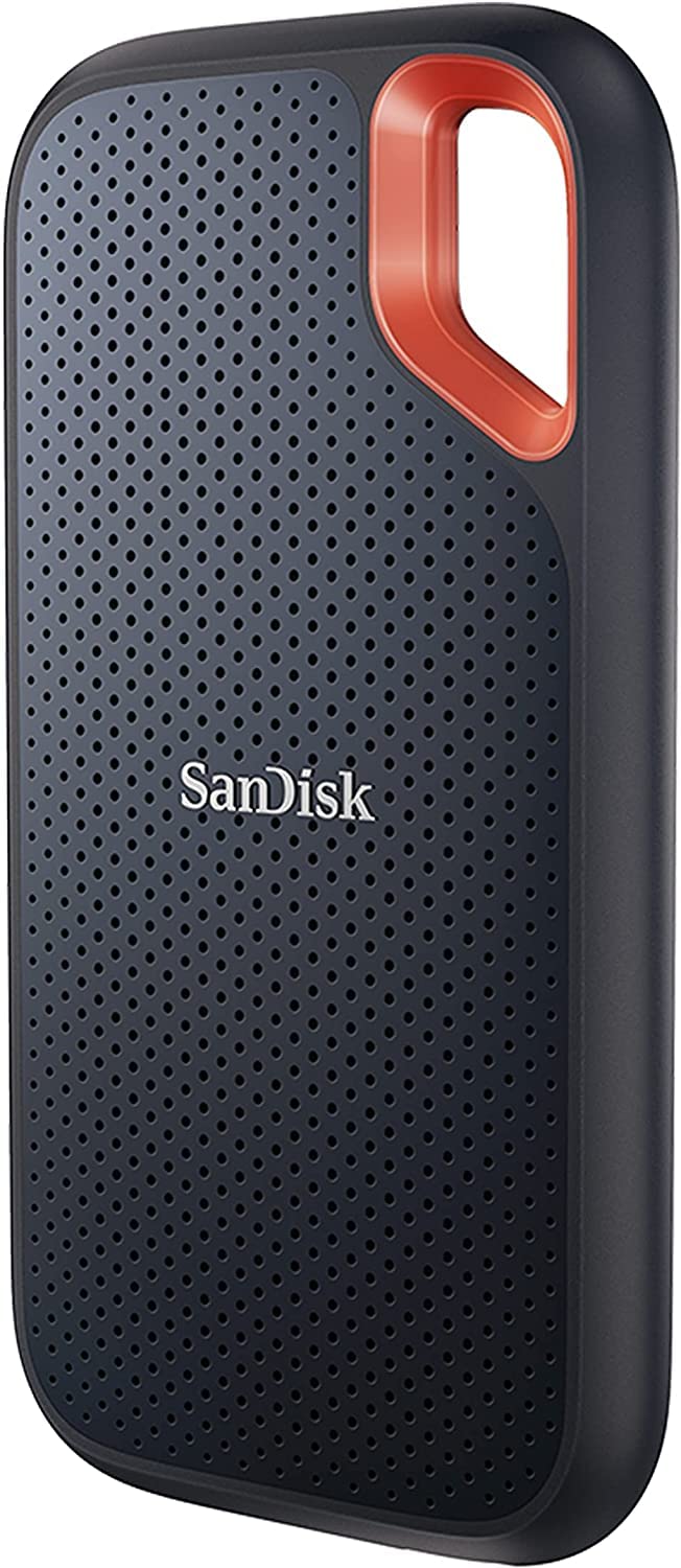 SANDISK 1TB Extreme Portable SSD (Old Model)- Up to 1050MB/s, USB-C, USB 3.2 Gen 2, IP65 Water and Dust Resistance, Updated Firmware - External Solid State Drive - SDSSDE61-1T00-G25 SanDisk