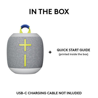 Ultimate Ears WONDERBOOM 4 Portable Waterproof Bluetooth Speaker with Big Bass and 360-Degree Sound, Dustproof Floating Speaker with 131ft (40m) Range - Gray 🍁 All In One Marketplace Canada