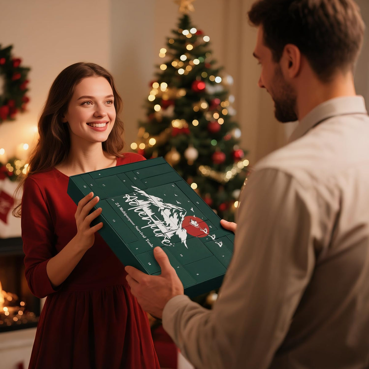 Artmag Survival Kit Advent Calendar - 24 Days Christmas Countdown Calendar with Survival Tool Xmas Surprise Gifts for Men Teen Boys Husband Adventurers 🍁 All In One Marketplace Canada