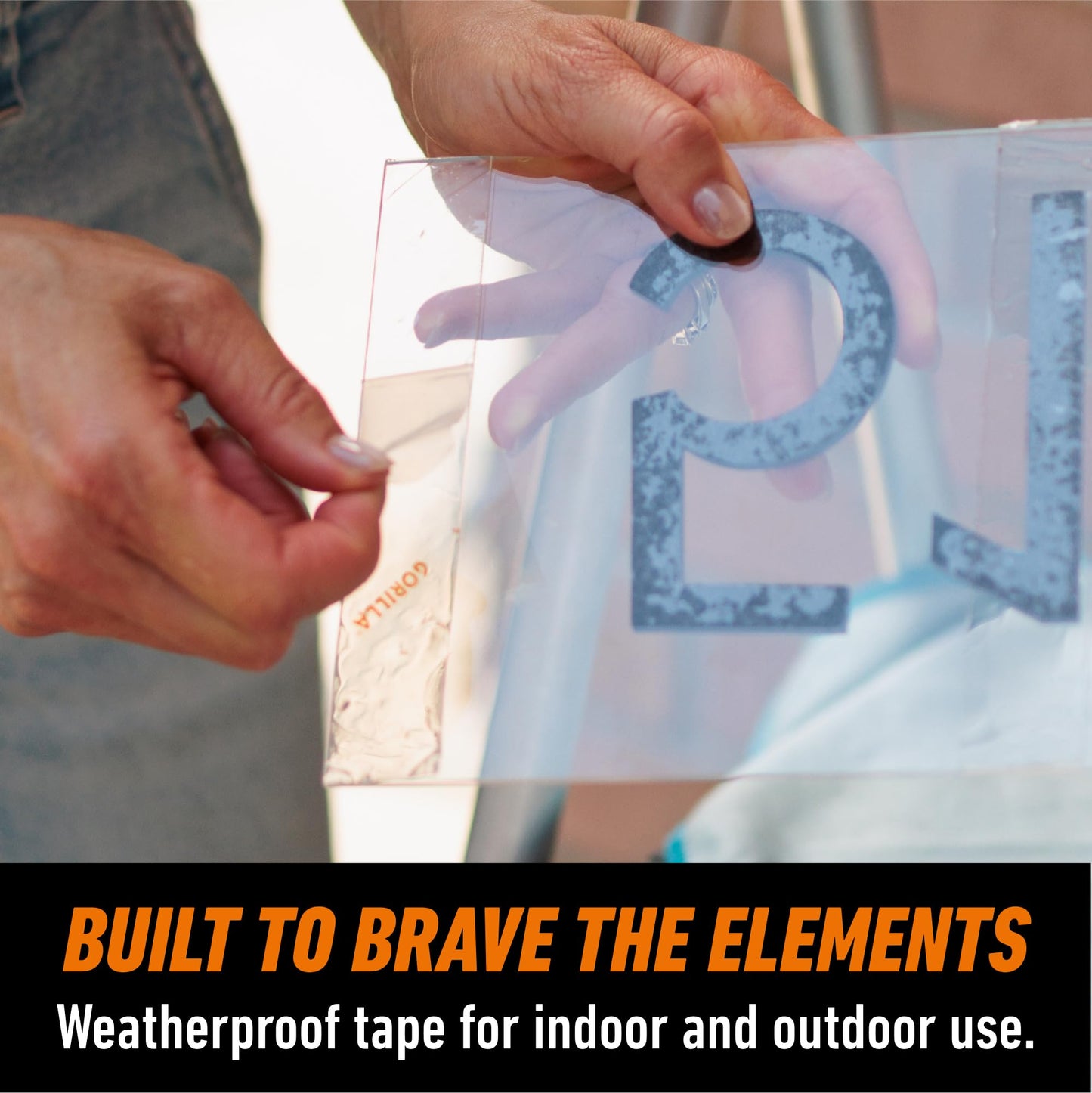 Gorilla Tough & Clear Double Sided XL Mounting Tape, Incredibly Strong Adhesive, Instant Hold, Weatherproof, 1 in x 150 in, (Pack of 1)