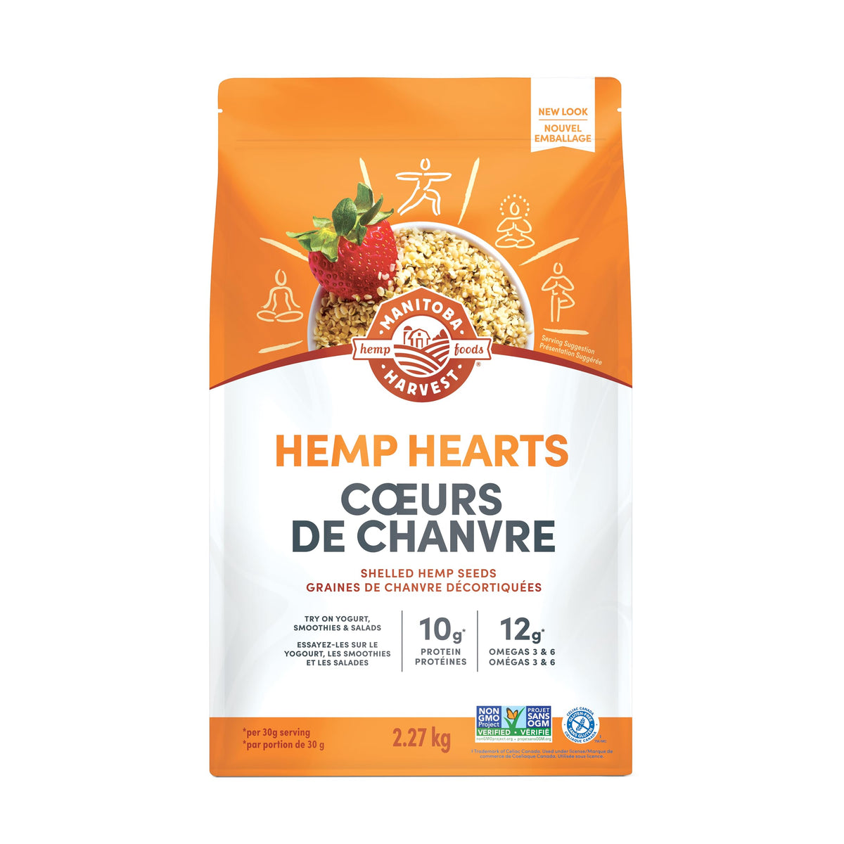 Manitoba Harvest Hemp Hearts, Shelled Hemp Seeds, 2.27 kg