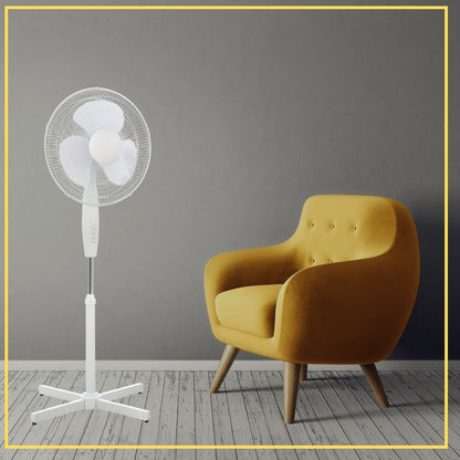 ToolTech Oscillating Pedestal Fan 16 Inch - Available at All In One Marketplace Canada