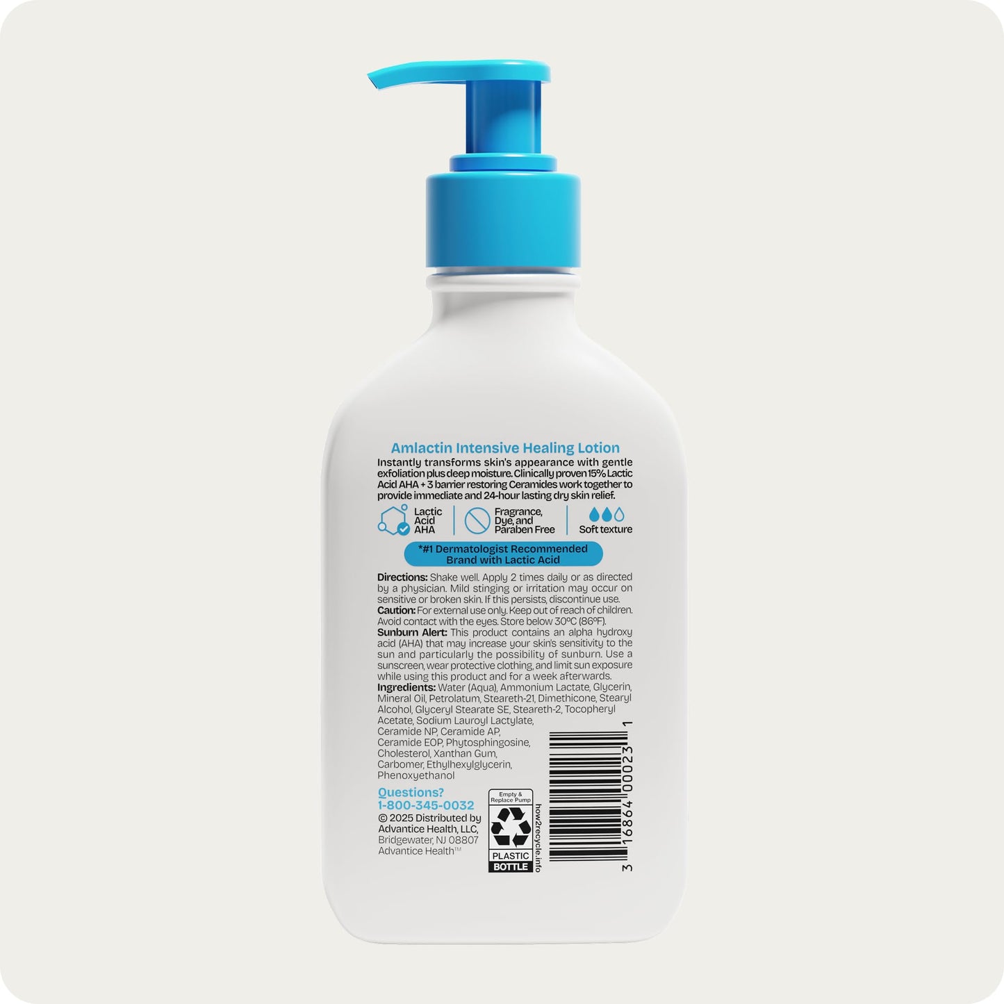 Amlactin Rapid Relief Restoring Lotion + Ceramides, 7.9 Ounce 🍁 All In One Marketplace Canada