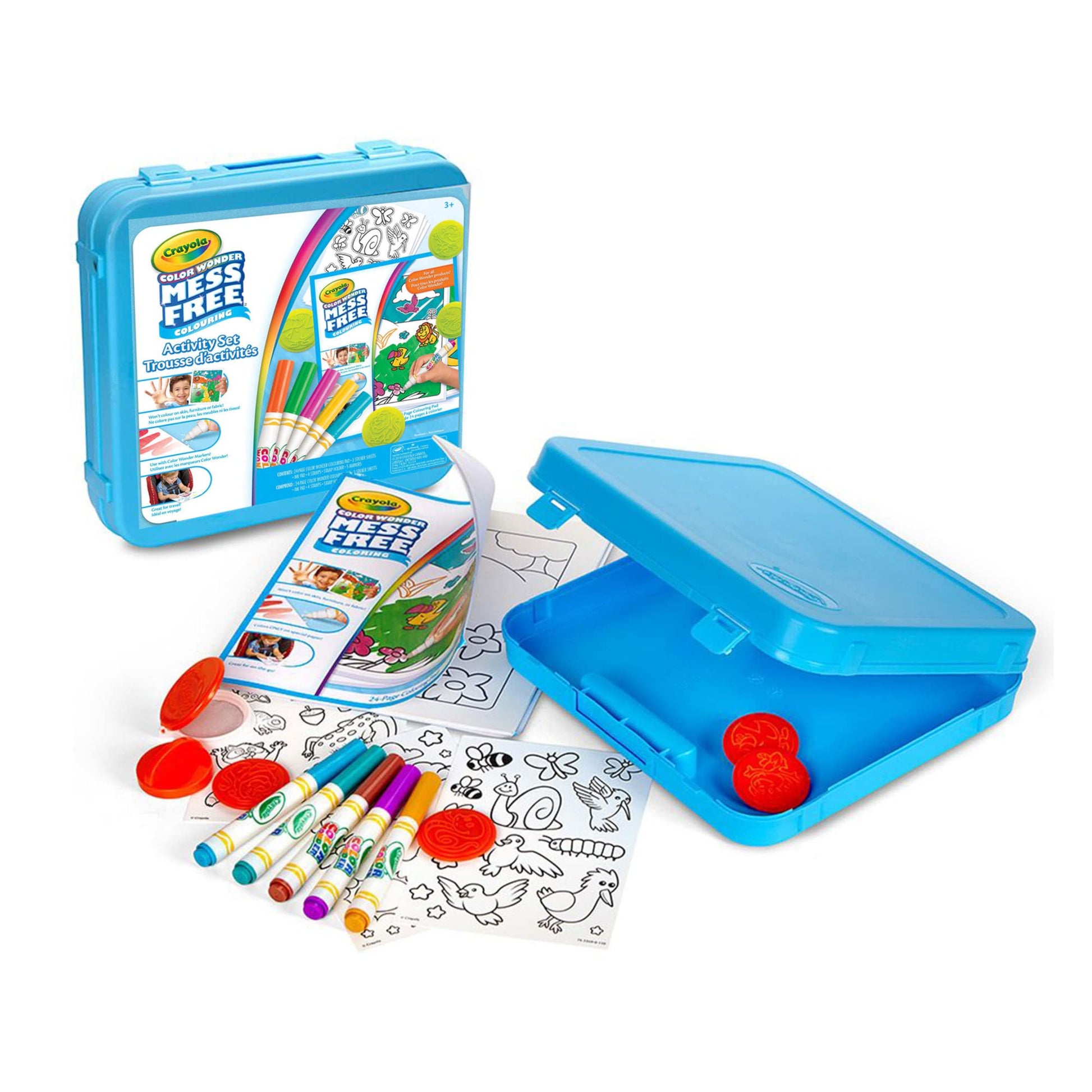 Crayola Color Wonder Mess Free Coloring Activity Set (30+ Pcs), Travel Art Kit, Gift for Kids & Toddlers, Ages 3+