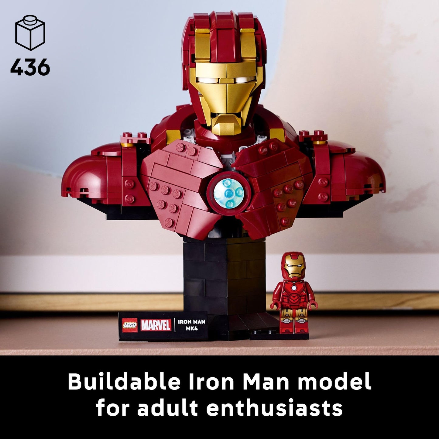 LEGO Marvel Iron Man MK4 Bust - Building Kit for Adults, Ages 18+ - Includes Iron Man Minifigure - Collectible Model for Super Hero Fans - Gift for Men and Women - 76327 🍁 All In One Marketplace Canada