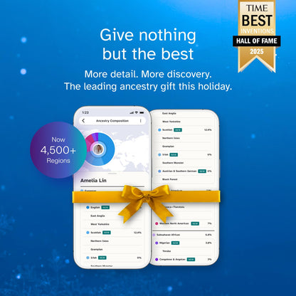 23andMe+ Premium Advanced Ancestry & Health - DNA Test Kit, Personal Genetic Insights, Plus 1-Year Access to Exclusive Health & Ancestry Reports, DNA Kit (Before You Buy See Important Test Info Below) - Available at All In One Marketplace Canada