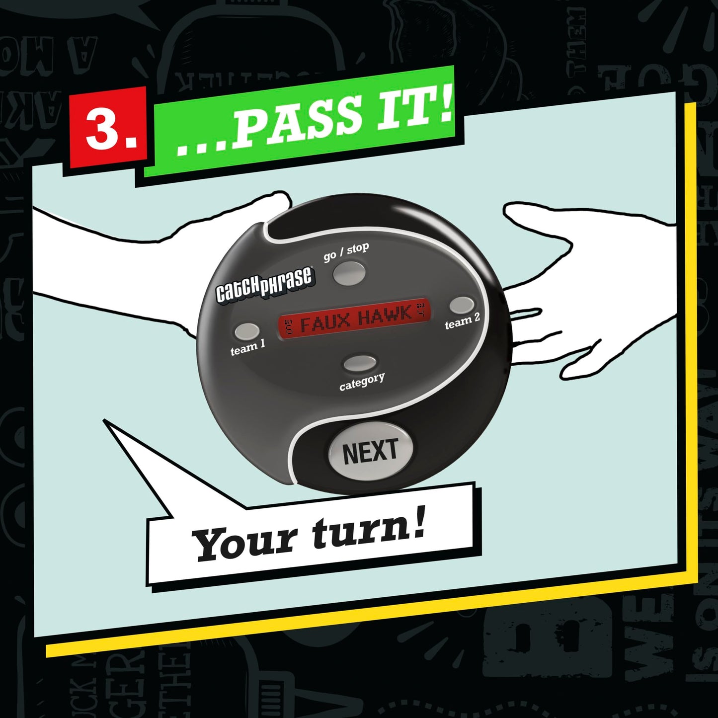 Catch Phrase Game, Frustration-Free Packaging Hasbro Gaming