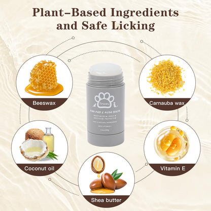 Dog Paw Balm Stick(2.4oz) | Natural Paw Protection for Dogs | Dog Essentials for Dog Winter Dry Cracked Dog Paw & Nose | Dog Gift Accessories for Pets | Dog Stuff with Shea Butter & Beewax 🍁 All In One Marketplace Canada