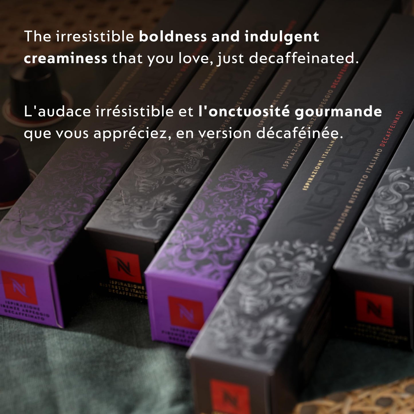 Nespresso Original Arpeggio Decaffeinato Decaf, Intensity 9, 50 Pods
