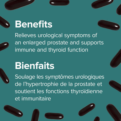 Webber Naturals Super Prostate, 110 Softgels, Helps Relieve Urological Symptoms, Comprehensive Formula Containing Saw Palmetto - Available at All In One Marketplace Canada