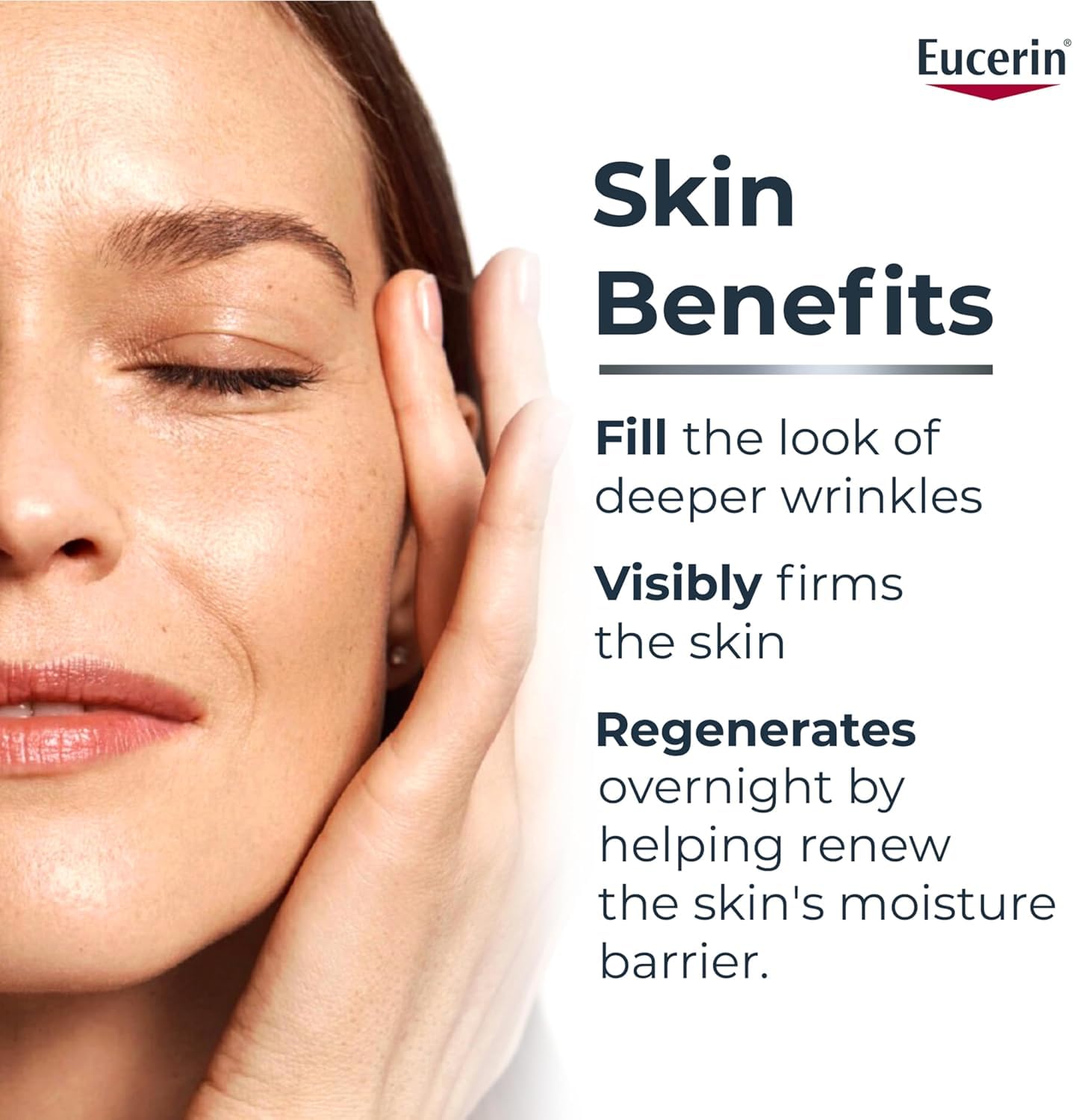 Eucerin Anti-Wrinkle Regenerating Face Night Cream, Hyaluronic Acid, 50mL Eucerin