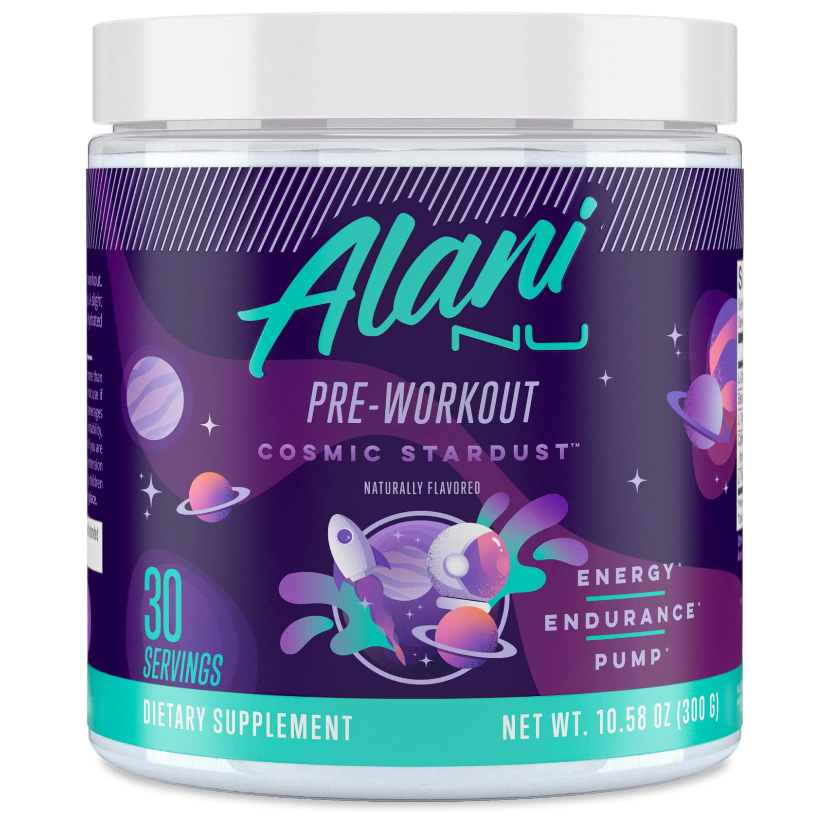 Alani Nu Pre-Workout Cosmic Stardust 30 Servings Alani Nu
