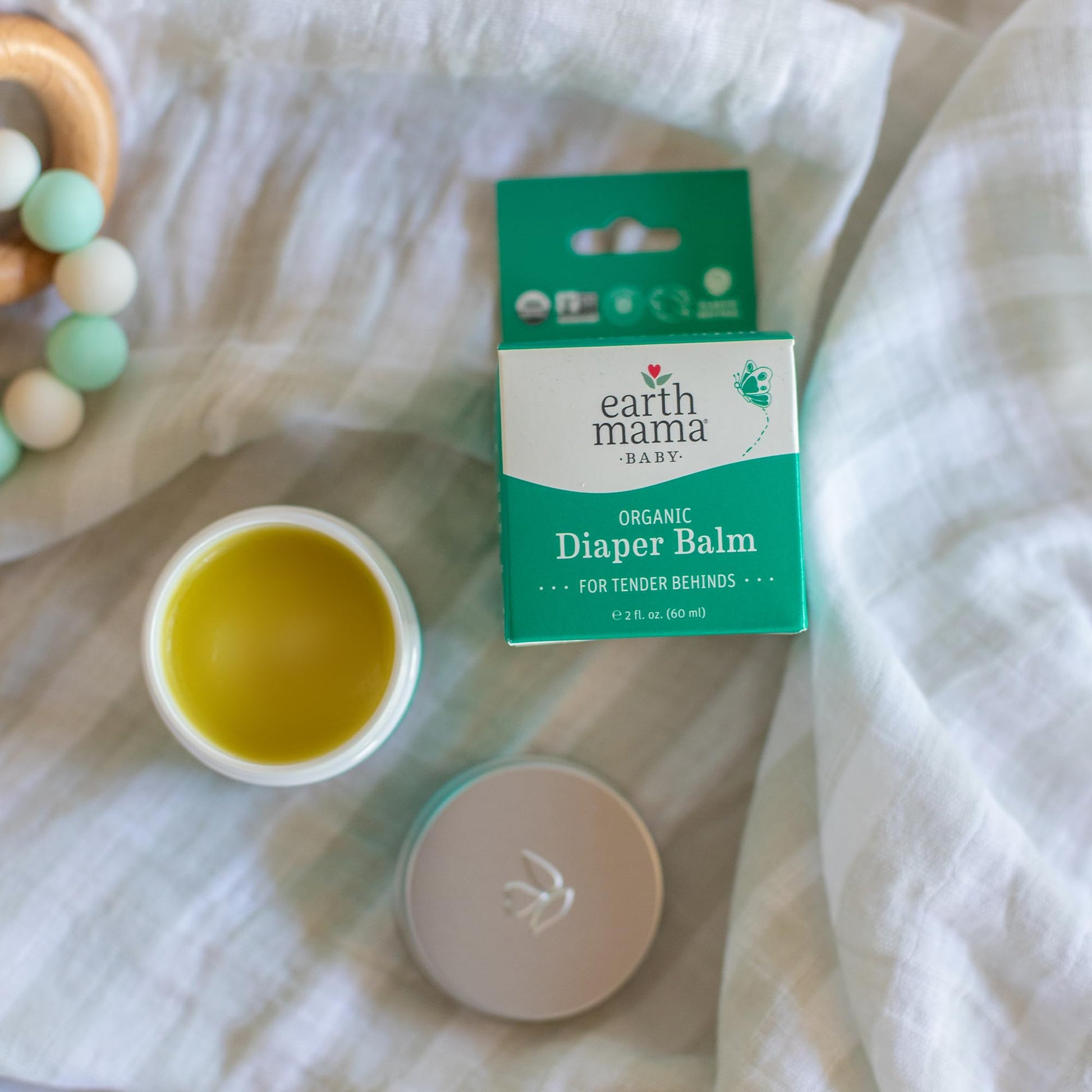Earth Mama Organic Baby Diaper Balm, 60ml