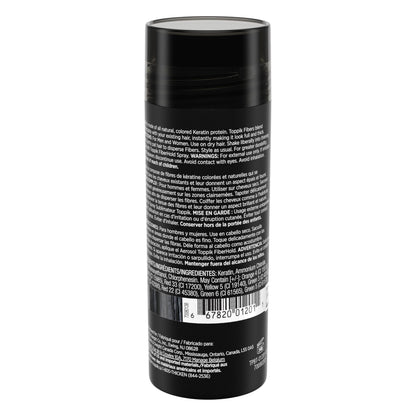 TOPPIK Hair Building Fibers, Black, VALUE SIZE 27.5 g, Fill In Fine or Thinning Hair, Instantly Thicker Looking, Multiple Shades for Men & Women