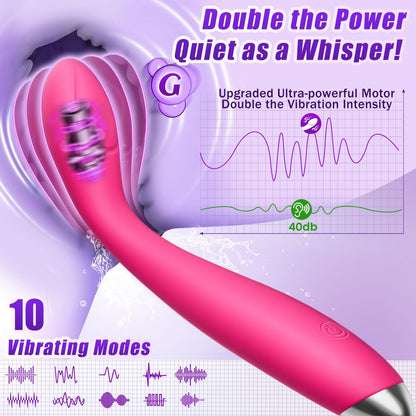 Vibrator Dildo Sex Toys for Women for Clitoral Nipple Anus Stimulation