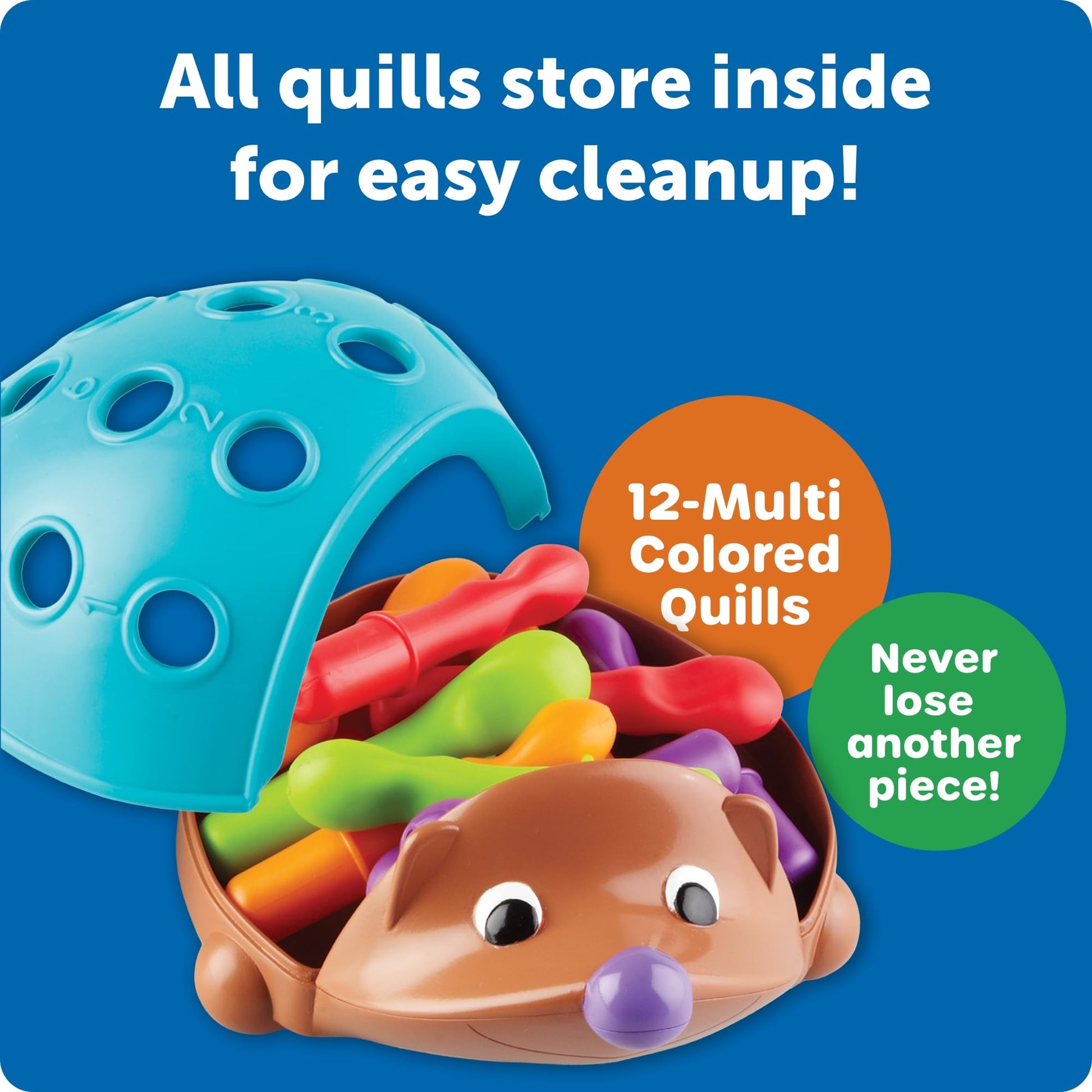 Learning Resources Spike The Fine Motor Hedgehog - Toddler Montessori Toys, Stacking Shape, Gifts for Boys and Girls, Sorting and Matching Skill Activities, Educational Games, Kindergarten - Available at All In One Marketplace Canada