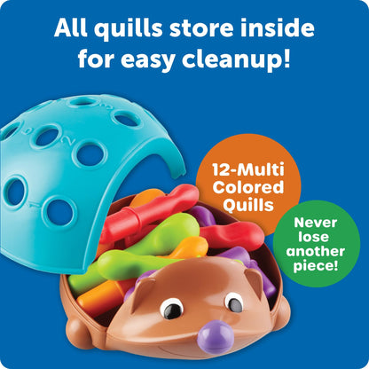 Learning Resources Spike The Fine Motor Hedgehog - Toddler Montessori Toys, Stacking Shape, Gifts for Boys and Girls, Sorting and Matching Skill Activities, Educational Games, Kindergarten - Available at All In One Marketplace Canada