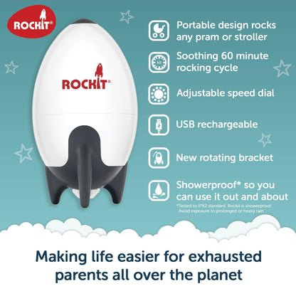 Rockit - Portable Baby Rocker USB Rechargeable 2.0 🍁 All In One Marketplace Canada