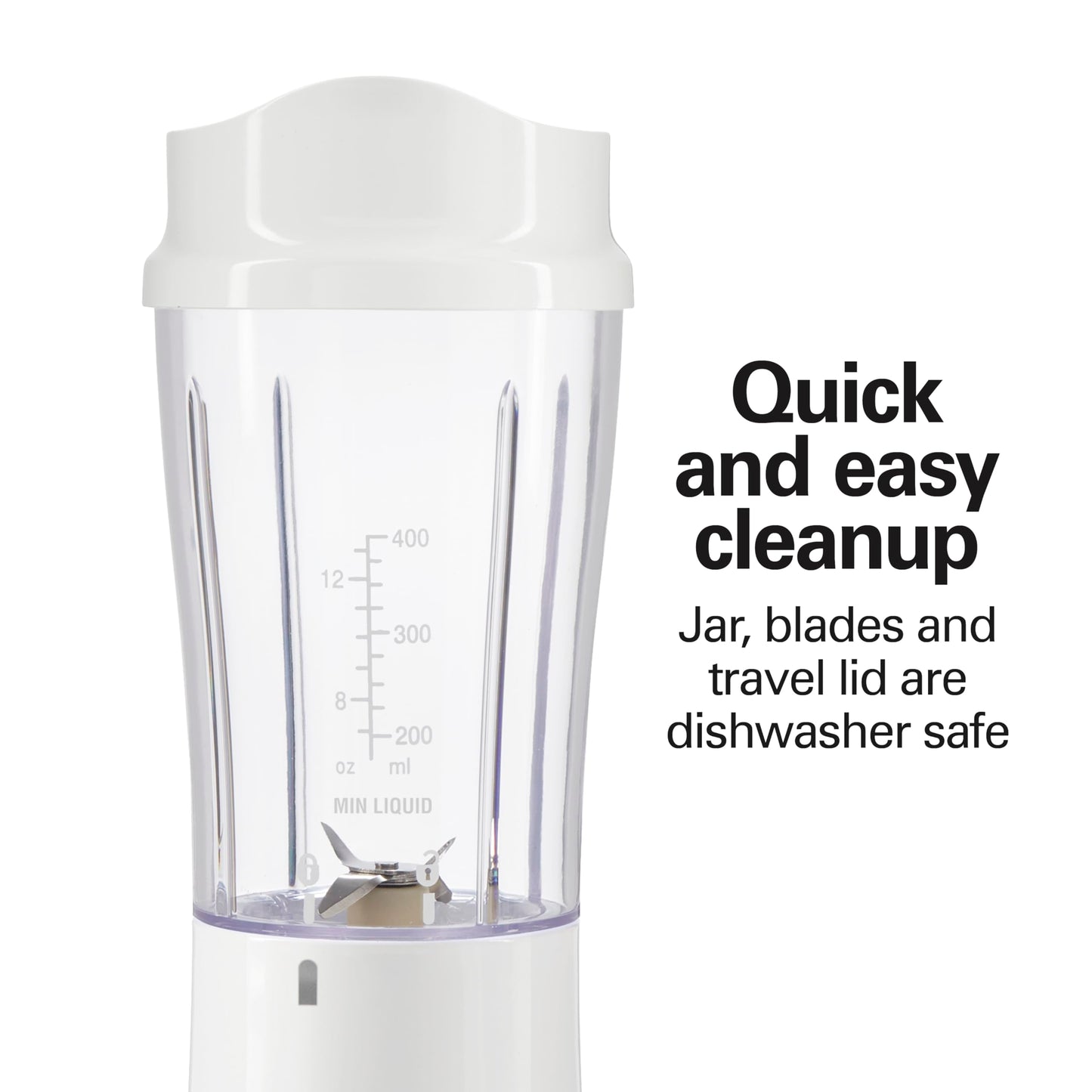 Hamilton Beach 51101V Personal Blender with Travel Lid, White 🍁 All In One Marketplace Canada