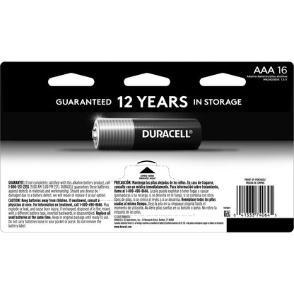 Duracell Coppertop AAA Batteries, 16 Count, 12-Year Shelf Life
