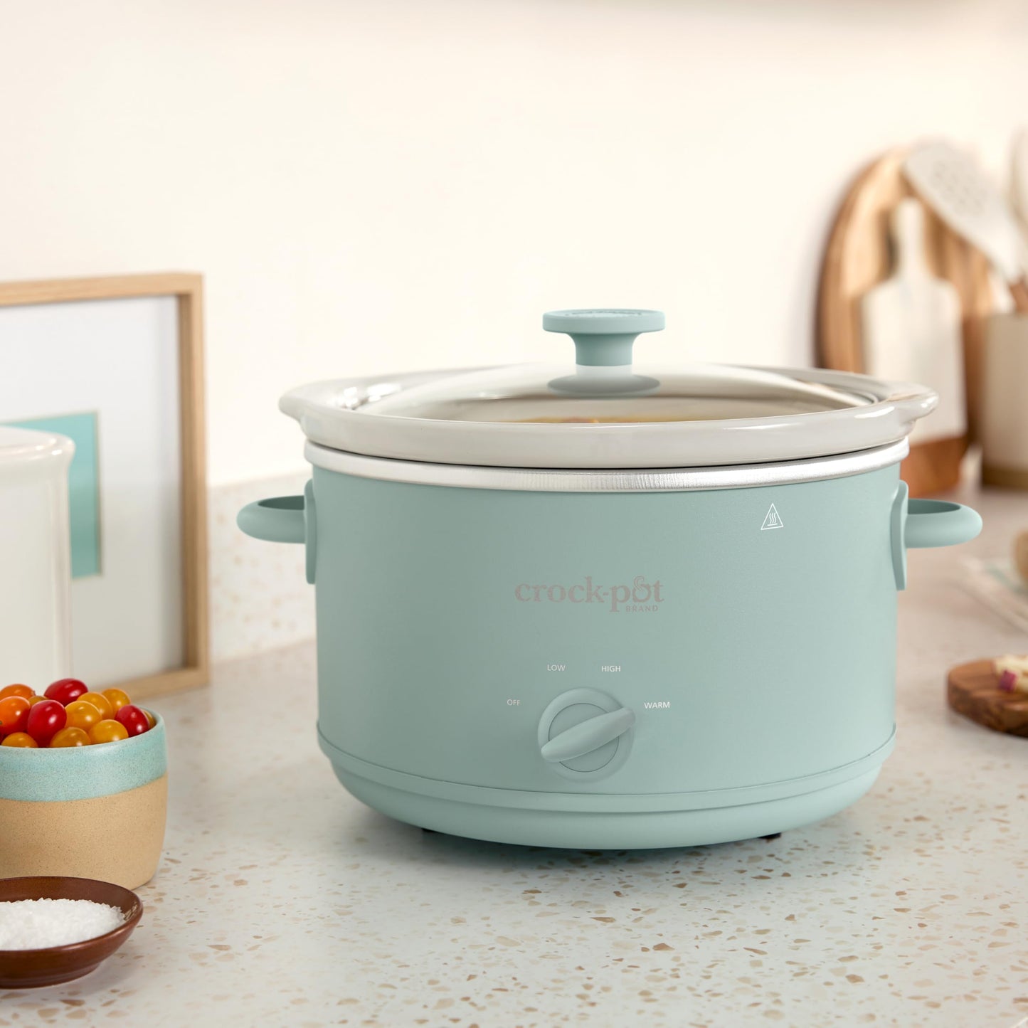 Crock-Pot Design Series 4.5-Quart Manual Slow Cooker, Ocean Fog Green Crock-Pot