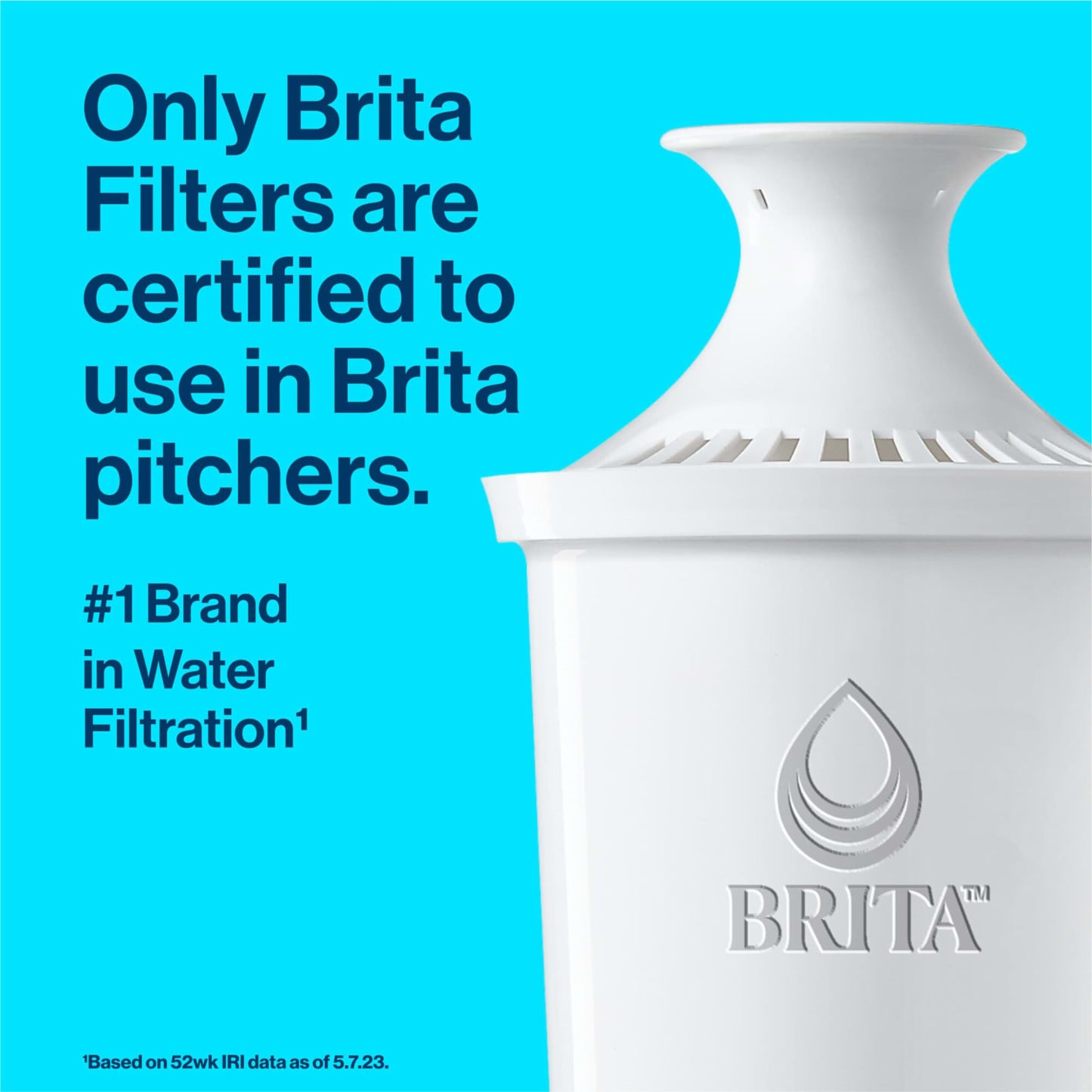 Brita 27 Cup Filter Dispenser Reduces Chlorine taste and odour from Tap Water, Filters 151 Litres, UltraMax, Black