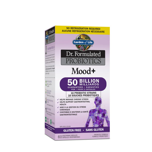 Garden of Life Dr. F Mood+ 50-B SS 60 Vcaps - Available at All In One Marketplace Canada