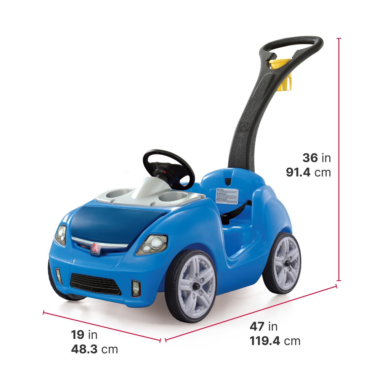 Step2 Whisper Ride II, Blue - 823000 Step2