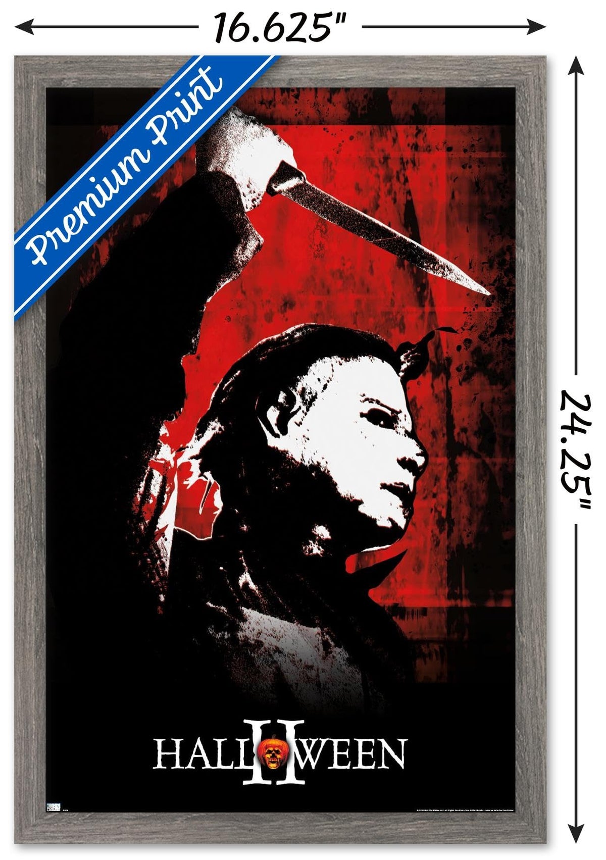Halloween II - Affiche murale rouge
