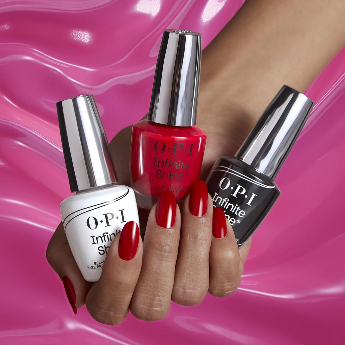 OPI Infinite Shine Long-Wear Lacquer Base & Top Coat Duo Pack, (2 x 0.5 fl oz)