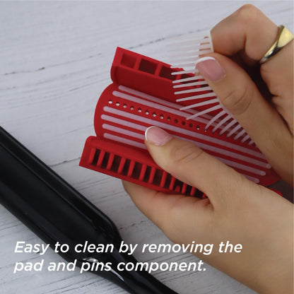 Denman D3 Original Curl Definer & Styler – 7‑Row Detangling Brush for Smooth, Defined Curls – Precision Styling Brush for Curly or Straight Hair – For Men and Women - Available at All In One Marketplace Canada