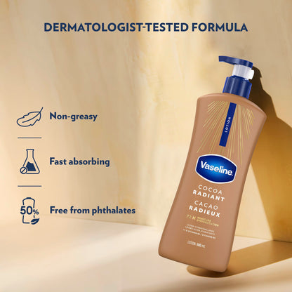 Vaseline Cocoa Radiant Lotion Ultra-Hydrating 72H Moisture, 600mL, 3-Pack 🍁 All In One Marketplace Canada