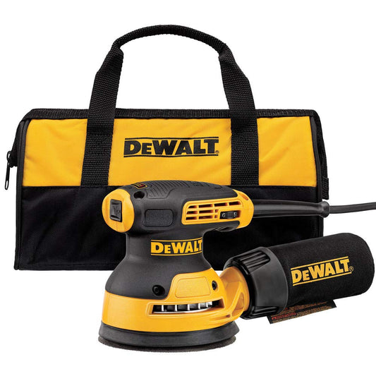 DEWALT Orbital Sander, 5", Variable Speed, Random Orbit Electric Sander (DWE6423K) - Available at All In One Marketplace Canada