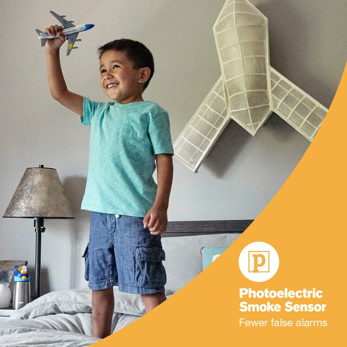 First Alert PR700A Slim Series Battery Powered Photoelectric Smoke Alarm - Available at All In One Marketplace Canada