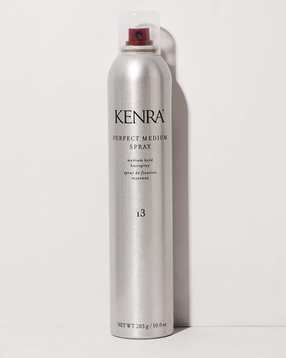 Kenra Perfect Medium Spray 13 | Medium Hold Hairspray for Natural Movement | High-Shine & Frizz Control