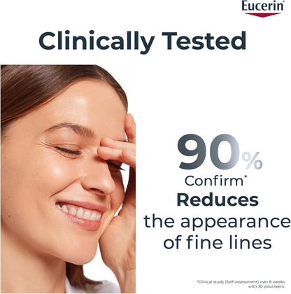 Eucerin Anti-Wrinkle Eye Cream, Smoothing, Anti-Age, Hyaluronic Acid, 15mL Eucerin