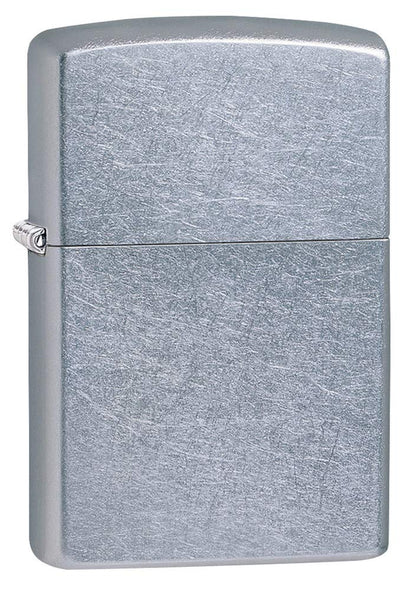 Zippo Street Chrome Pocket Lighter, 5 1/2 x 3 1/2cm, Silver - Available at All In One Marketplace Canada