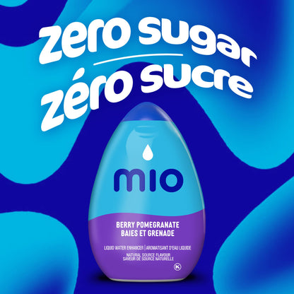 mio Berry Pomegranate Liquid Water Enhancer, 48 mL Bottle (Pack of 12)