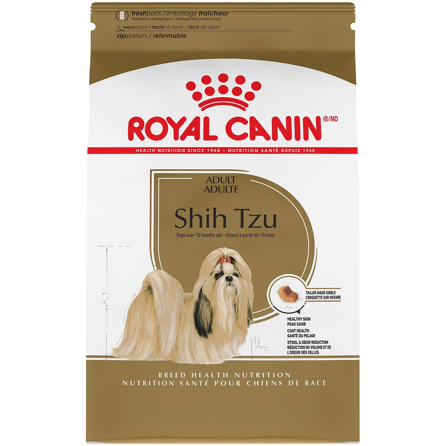 Royal Canin Shih Tzu Adult Breed Specific Dry Dog Food, 10 lb Bag ROYAL CANIN
