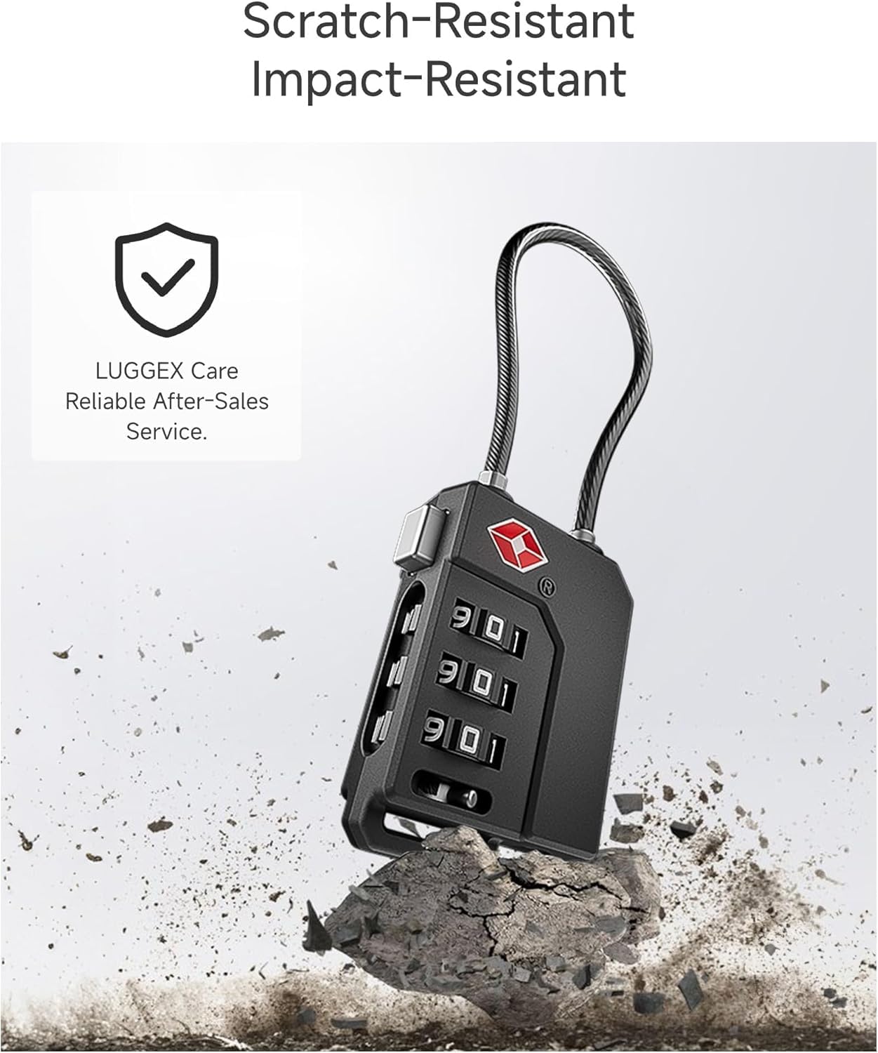 LUGGEX Luggage Lock, TSA Locks for Luggage, Suitcases Locks TSA Approved - Available at All In One Marketplace Canada