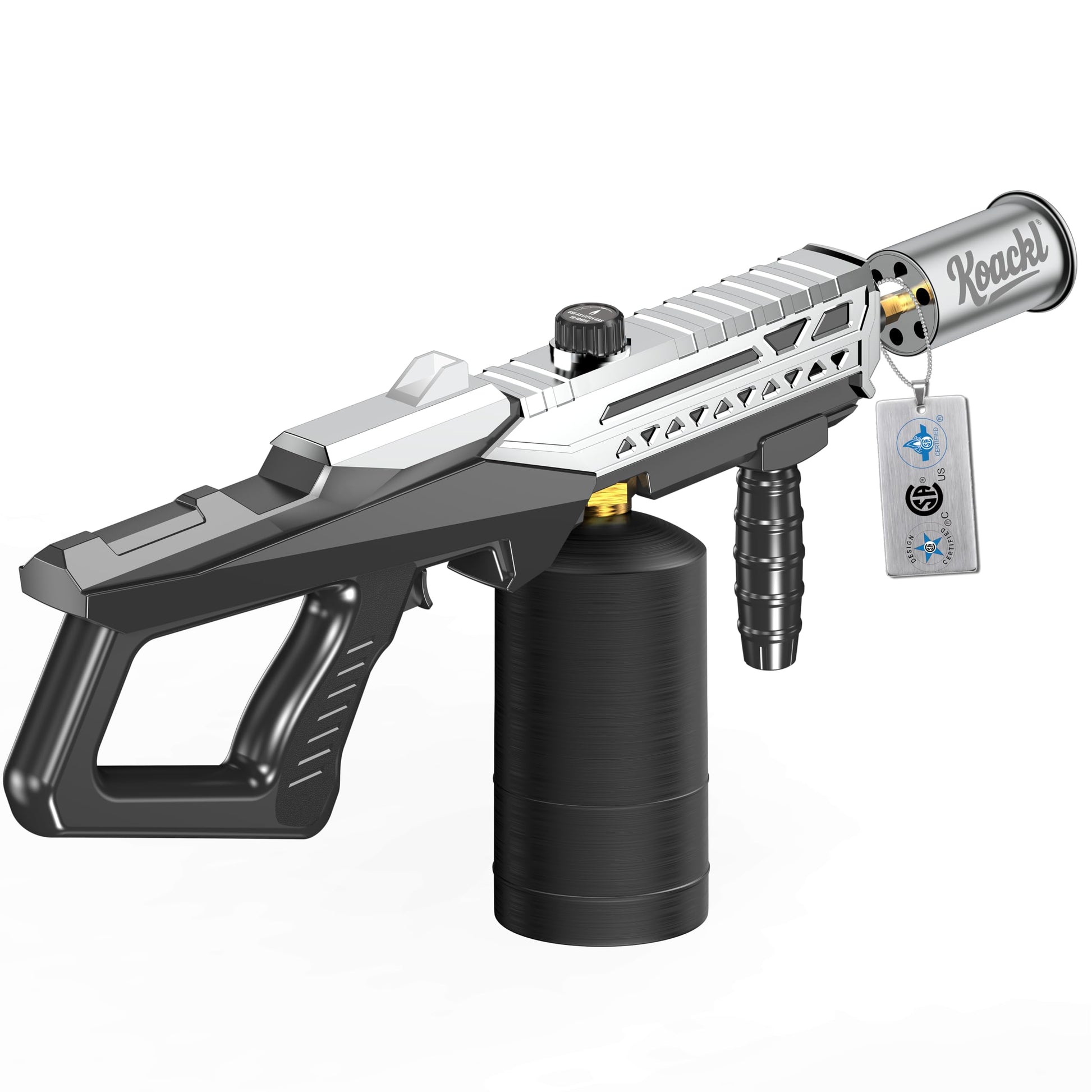 KOACKL Propane Torch Gun - Propane Torch Head with Igniter, Adjustable Flamethrower Blow Torch for BBQ, Searing Steak, Barbecue Tools, Meat Smoker, Cooking, Grill & Charcoal Starter - Available at All In One Marketplace Canada